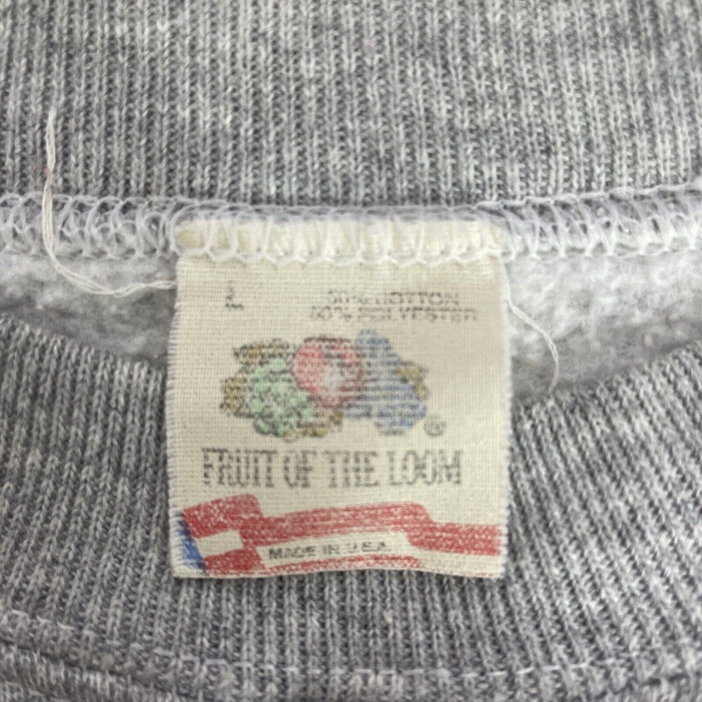 Rare 80s Vintage Champion X Fruit‎ of the Loom Tag Crewneck - Picture 6 of 6